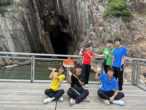 Studied the formation of a sea cave
