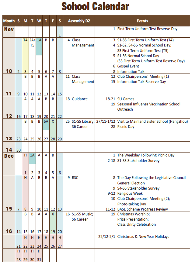 Calendar