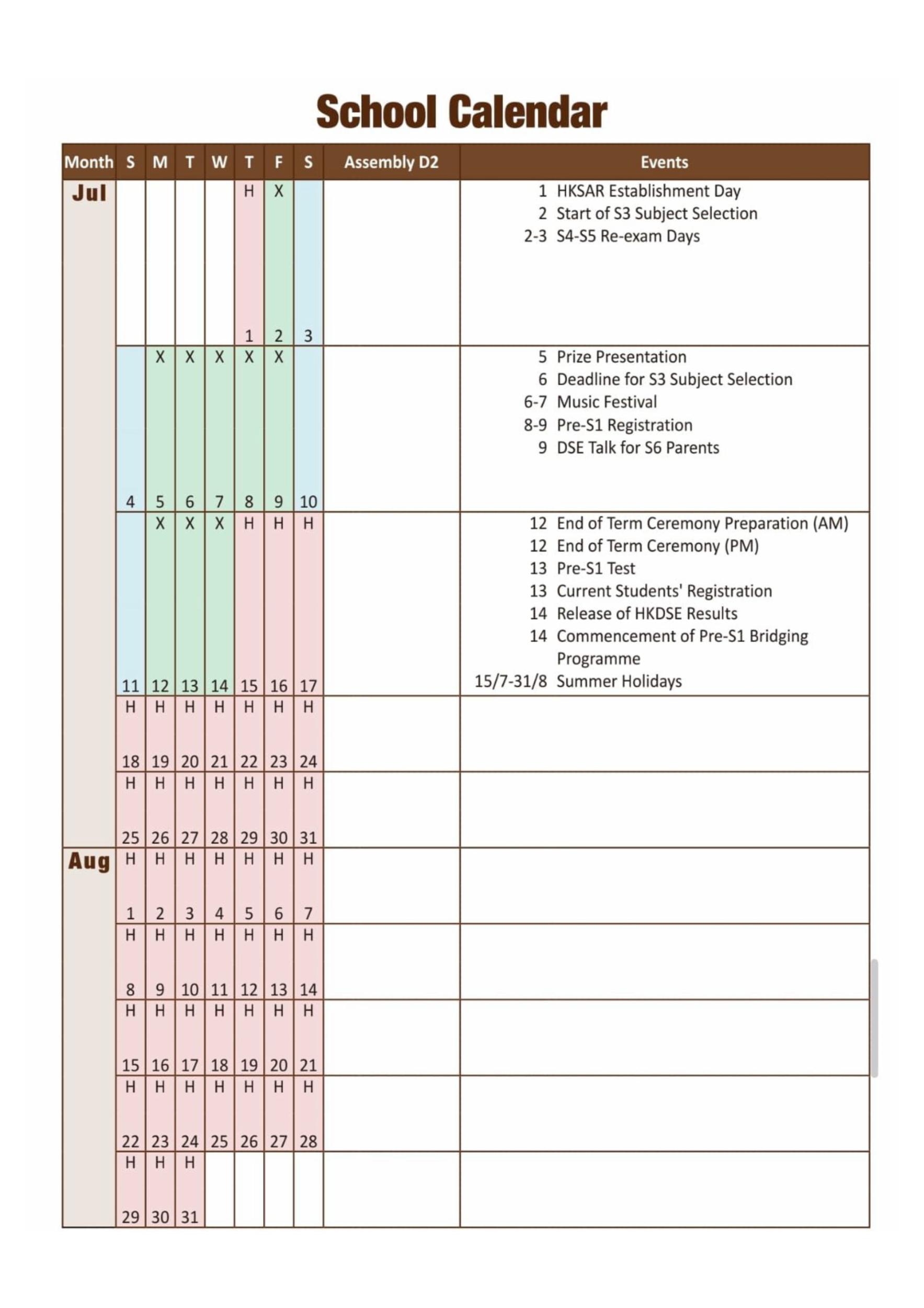 Calendar